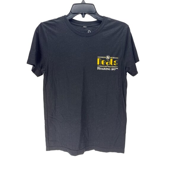 Custom Ink Black Cotton T-Shirt Medium Crew Neck Graphic Tee - Picture 1 of 5